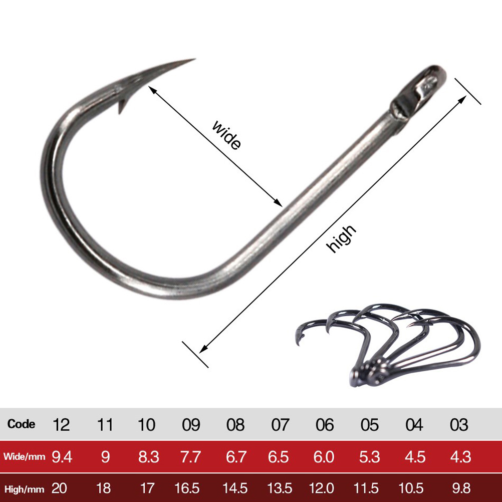 100-400 pezzi/Scatola 3 # -12  - Fishing Hook Circle recensione e prezzo