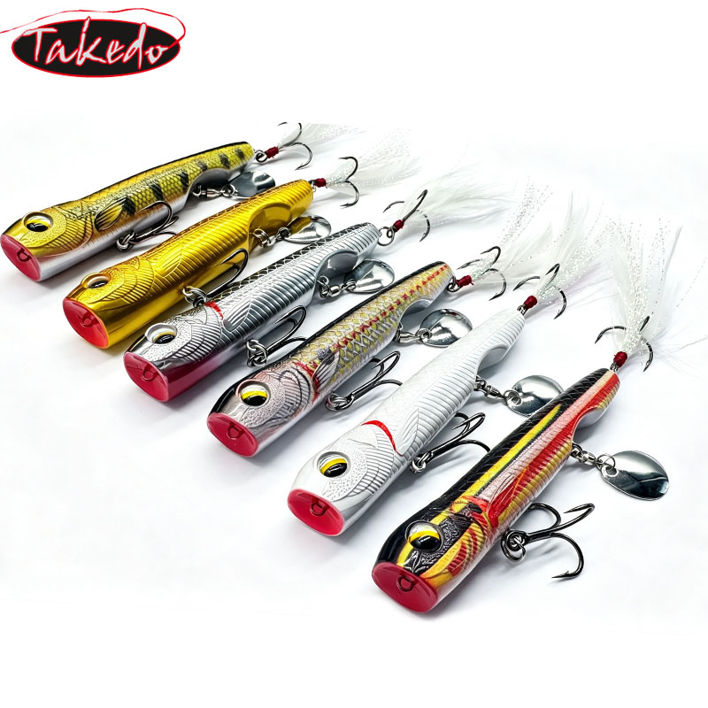 TAKEDO 10G Top Water Popper Es - Fishing Hook Treble recensione e prezzo